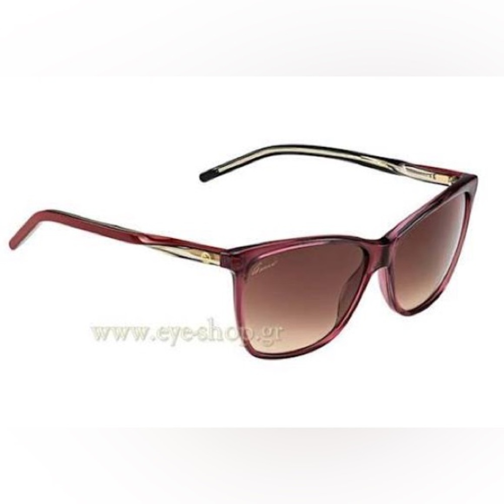 Vintage Gucci NWOT Women's Sunglasses - Burgundy Frame Brown Gradient Lenses